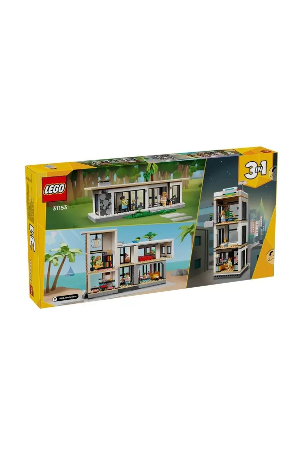 31153 Lego Creator 3ü1 Arada Modern Ev 939 Parça +9 Yaş