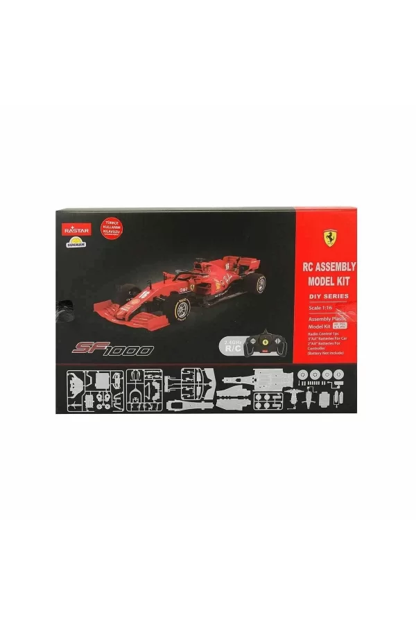 31961 Ferrari Sf1000 Uzaktan Kumandalı Model Araç Montaj Kiti 1:16 -sunman