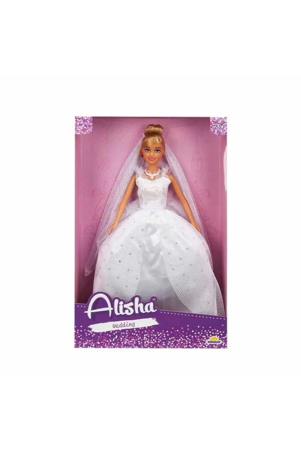 3381 Sun-rst-sıs-gelinlikli Manken Bebek Alisha 29 Cm - Sunman