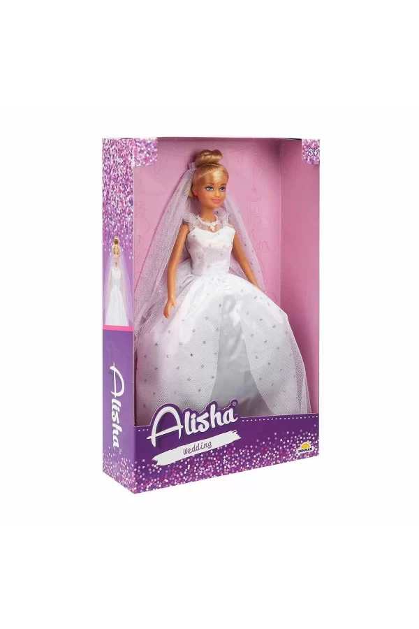 3381 Sun-rst-sıs-gelinlikli Manken Bebek Alisha 29 Cm - Sunman