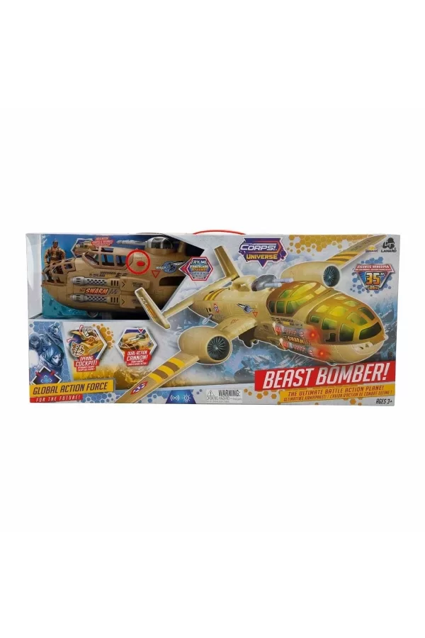 33938 The Corps Universe Beast Bomber Sesli Ve Işıklı Askeri Uçak
