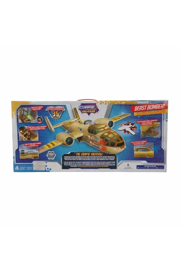 33938 The Corps Universe Beast Bomber Sesli Ve Işıklı Askeri Uçak