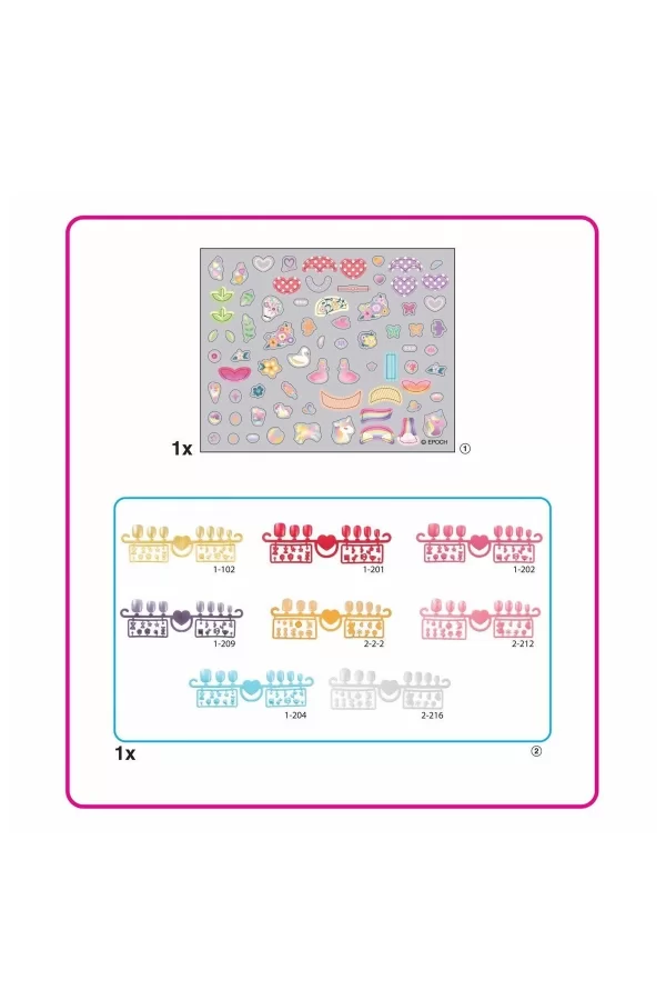 35059 Aquabeads Kalpler Ve Kurdeleler - Yedek Tırnak Paketi +4 Yaş
