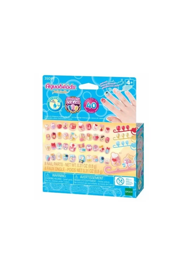 35059 Aquabeads Kalpler Ve Kurdeleler - Yedek Tırnak Paketi +4 Yaş
