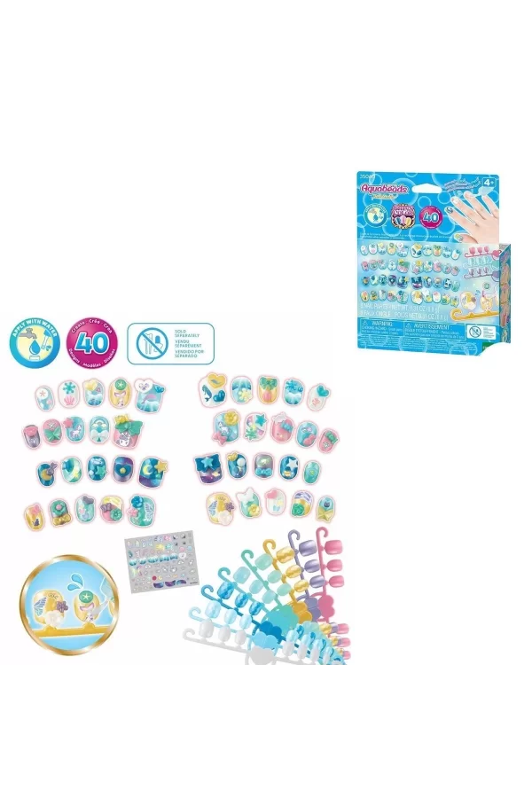 35060 Aquabeads Sihirli Atlar Ve Yıldızlar - Yedek Tırnak Paketi +4 Yaş