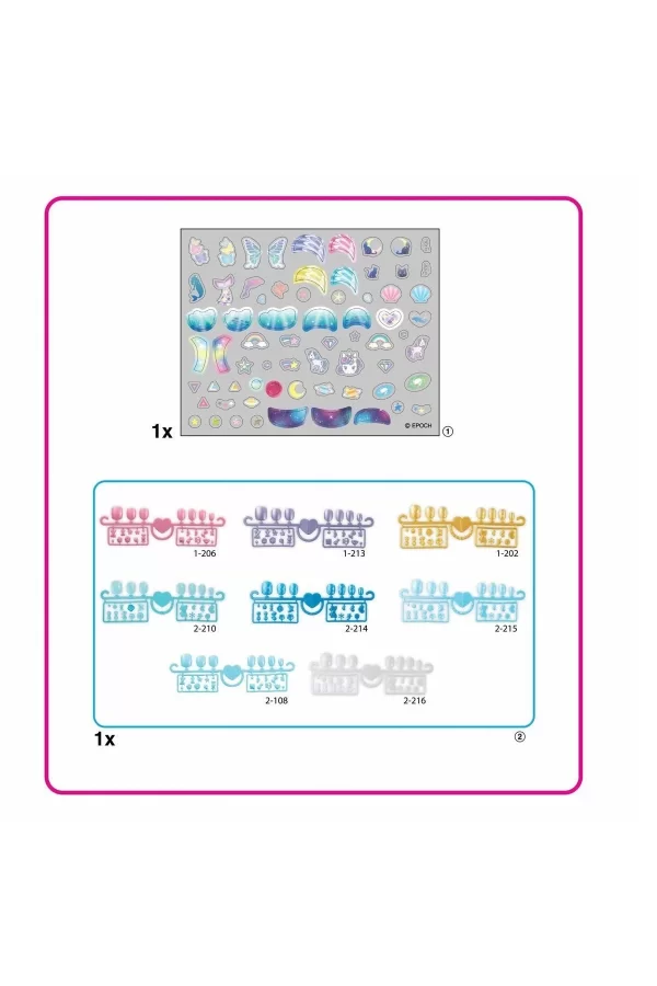 35060 Aquabeads Sihirli Atlar Ve Yıldızlar - Yedek Tırnak Paketi +4 Yaş