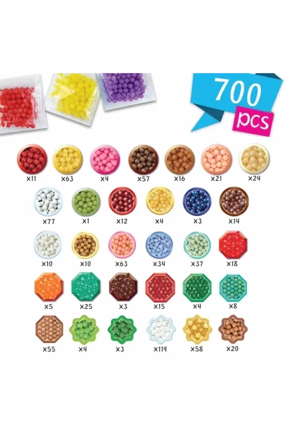 35090 Aquabeads Dondurma Ve Tatlı Aksesuar Kiti - 700 Parça +4 Yaş