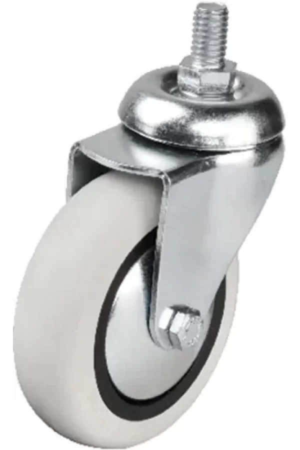 352 - 75x25 Mm Pvc Makaralı Vidalı Teker 4 Adet