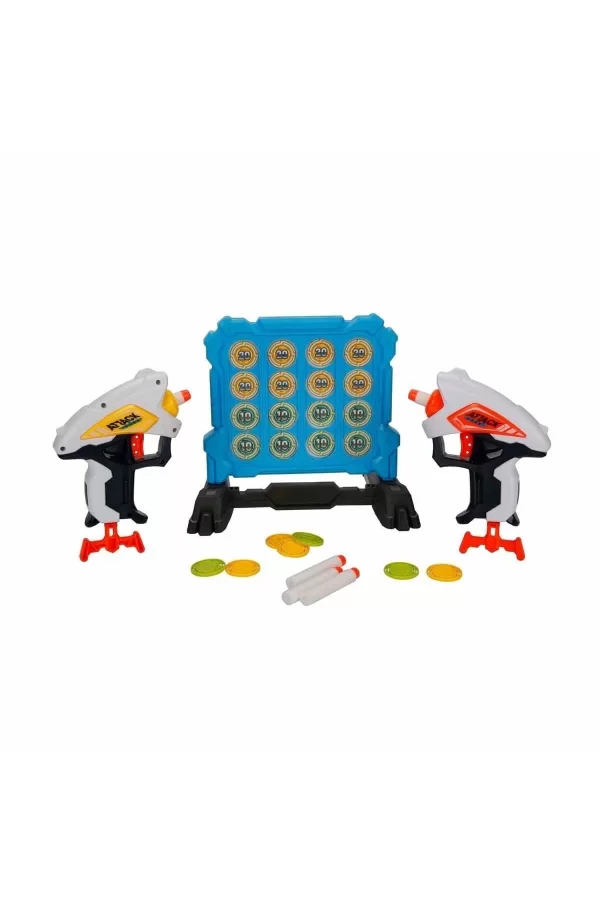 3574 Zapp Toys Hedef Tahtalı Sünger Dart Atan Silah Seti -sunman