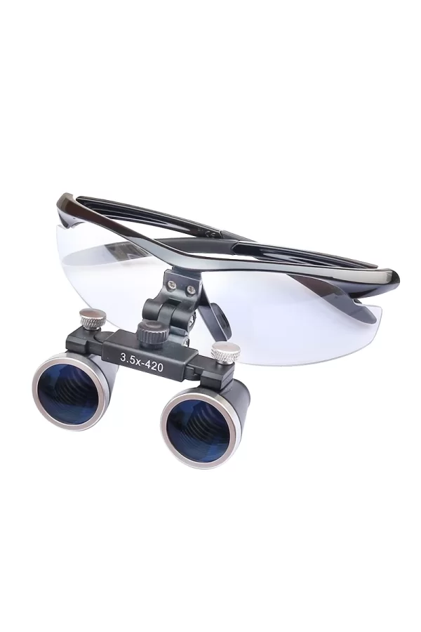 3.5x420mm  Diş Cerrahi Gözlük Lens Büyüteç,taşıma Çantalı