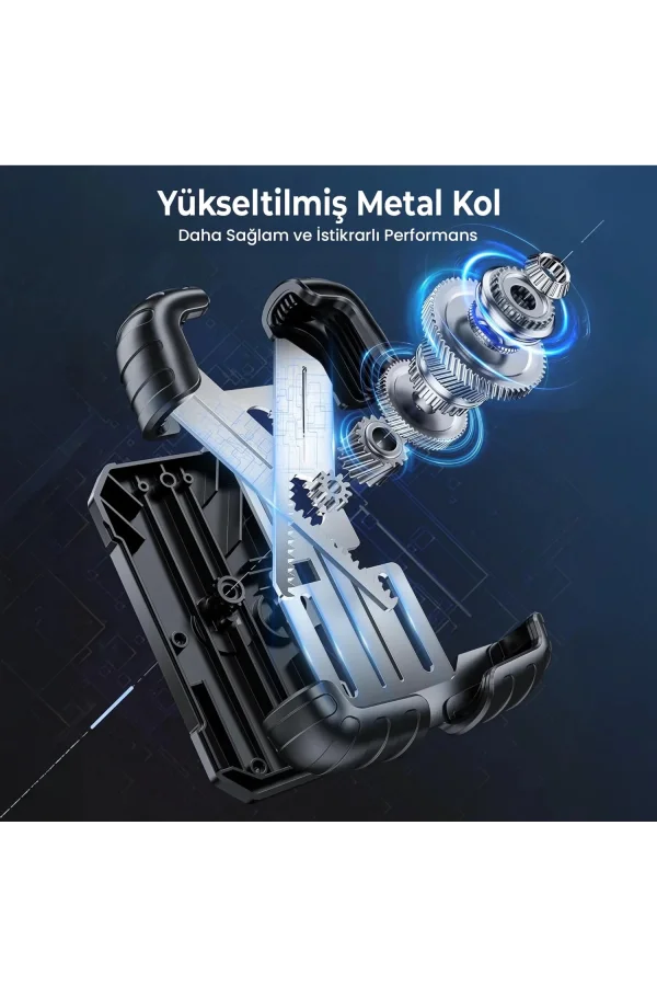 360° Derece Ayarlanabilen Gidon Bağlantılı Bisiklet Motosiklet İçin Abs 4-7.8″ İnç Telefon Tutucu