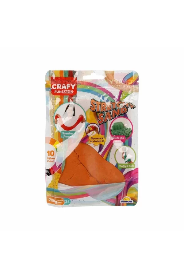 3601 Crafy Streç Oyun Kumu Turuncu 200 G