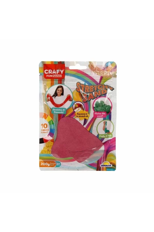 3602 Crafy Streç Oyun Kumu Pembe 200 G -sunman