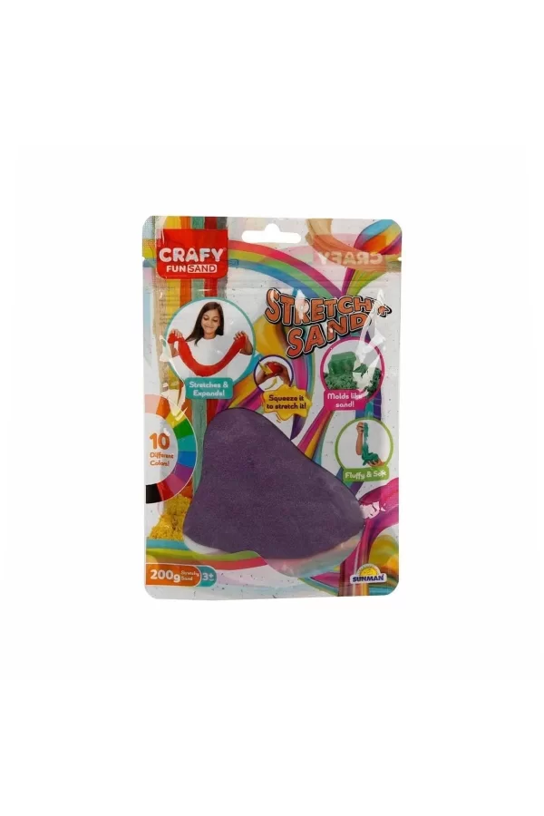 3603 Crafy Streç Oyun Kumu Mor 200 G -sunman
