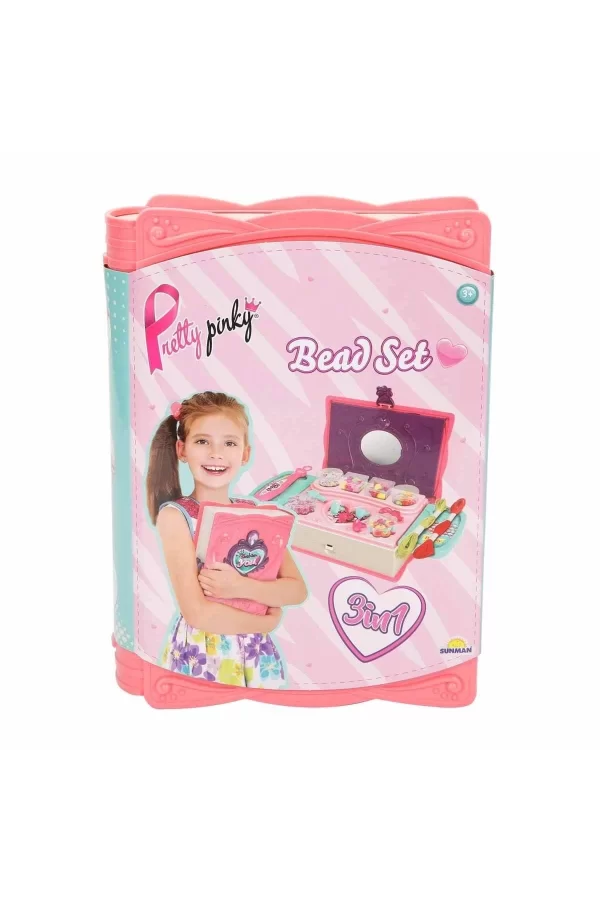 3662  Pretty Pinky 3ü 1 Arada Boncuk Yapım Seti -sunman