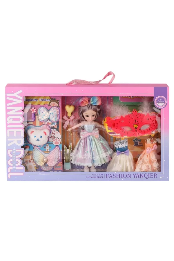 3688-033a Fashion Aksesuarlı Eklemli Bebek -karsan  Oyuncak