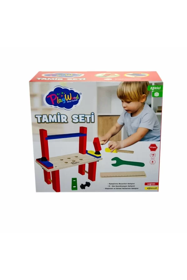 397 Kutuda Ahşap Tamir Seti - Onyıl Oyuncak