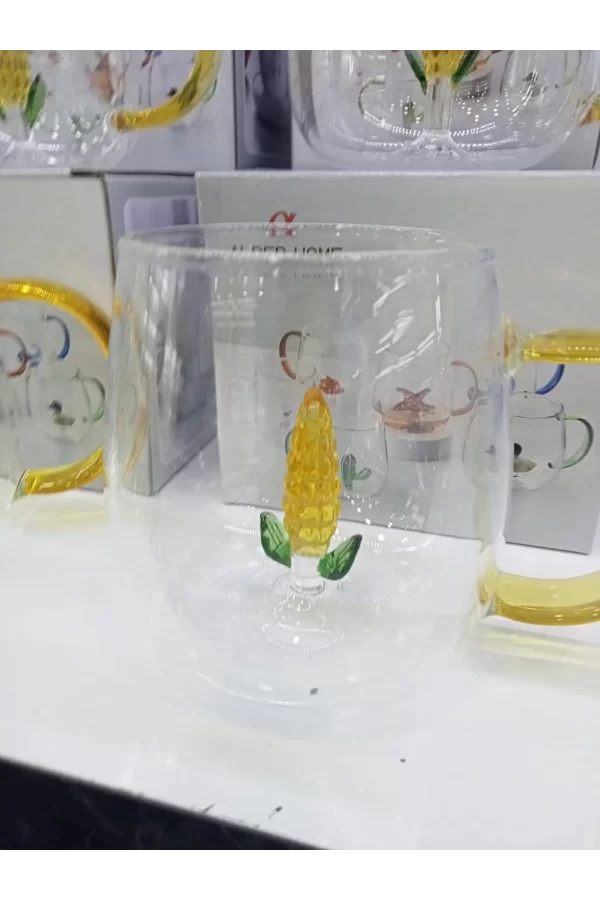 3D Mısır Figürlü Kupa Bardak
