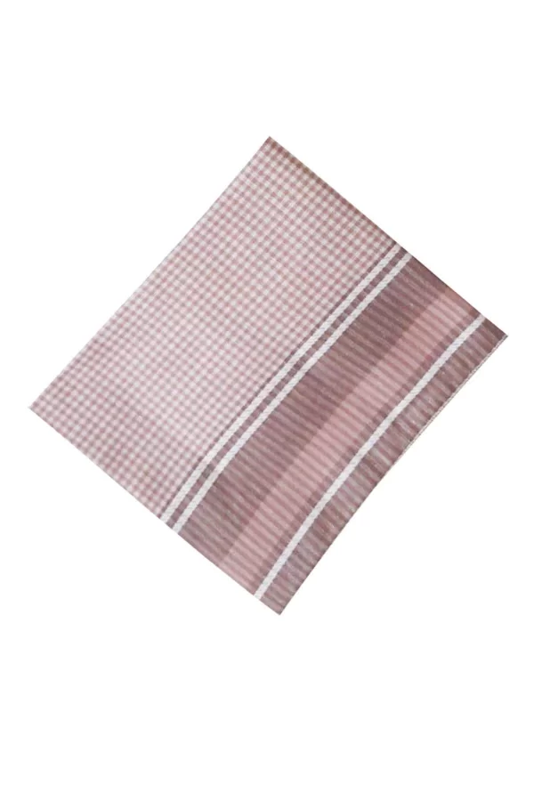 3’lü Özel Paket Premium Erkek Mendil Seti  &#37;100 Pamuk 42x42 cm Kahve