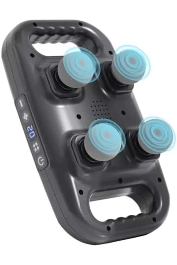 4 Başlıklı Masaj Sı - Ergonomik Derin Doku Sırt Ve Boyun Masaj Aleti Ağrı Ve Sızı Giderici