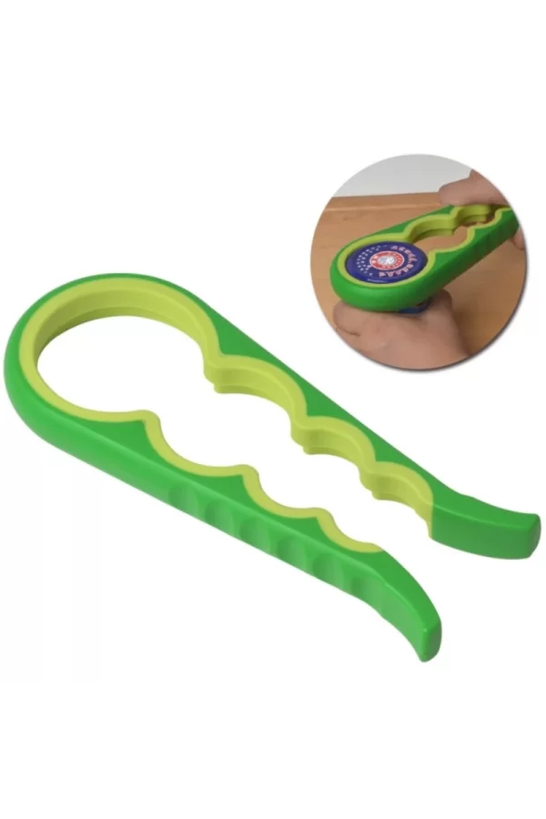 4 Fonksiyonlu Plastik -silikon Şişe Kavanoz Kapağı Açma Aparatı