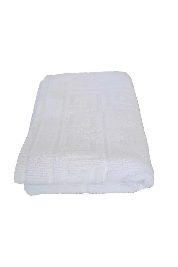 4 lü Ayak İzli Banyo Paspas 100 Pamuklu Ayak Havlusu