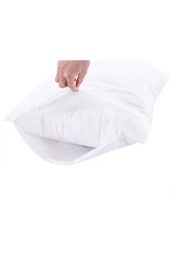 4 lü Sıvı Geçirmez Yastık Alezi Pamuklu Fermuarlı 50x70