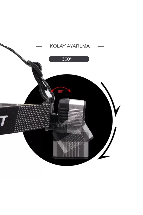 4 Modlu Sensörlü Şarjlı  Güçlü Kafa Lambası  Wt-248