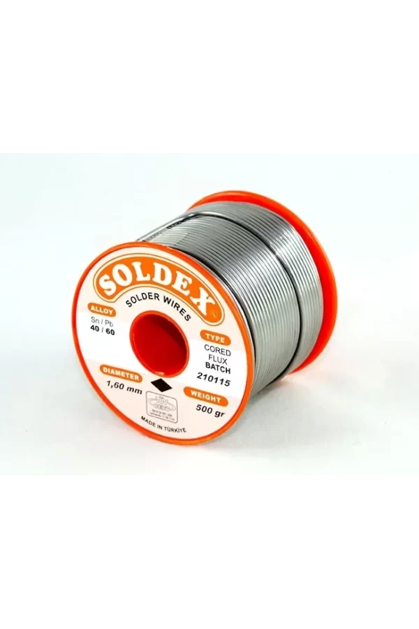 40-60 Lehim Teli 500 Gr 1.2 Mm - Sn:40 / Pb:60