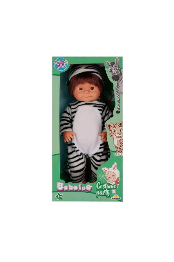 40041 Bebelou Hayvan Kostümlü Bebek 40 Cm