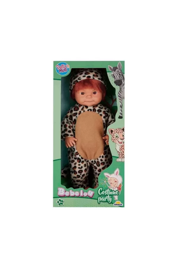 40041 Bebelou Hayvan Kostümlü Bebek 40 Cm