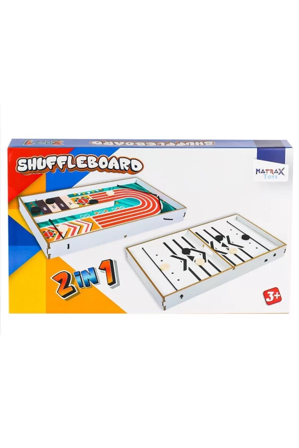 416 Shuffleboard Oyunu 2ın1 -akçiçek Oyuncak