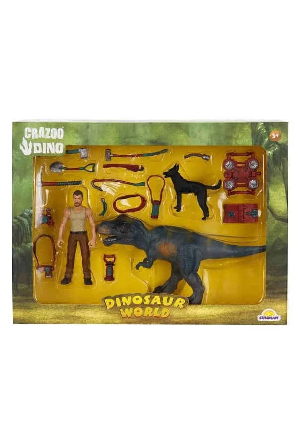 43111 Crazoo Dinozor Figürlü Oyun Seti -sunman
