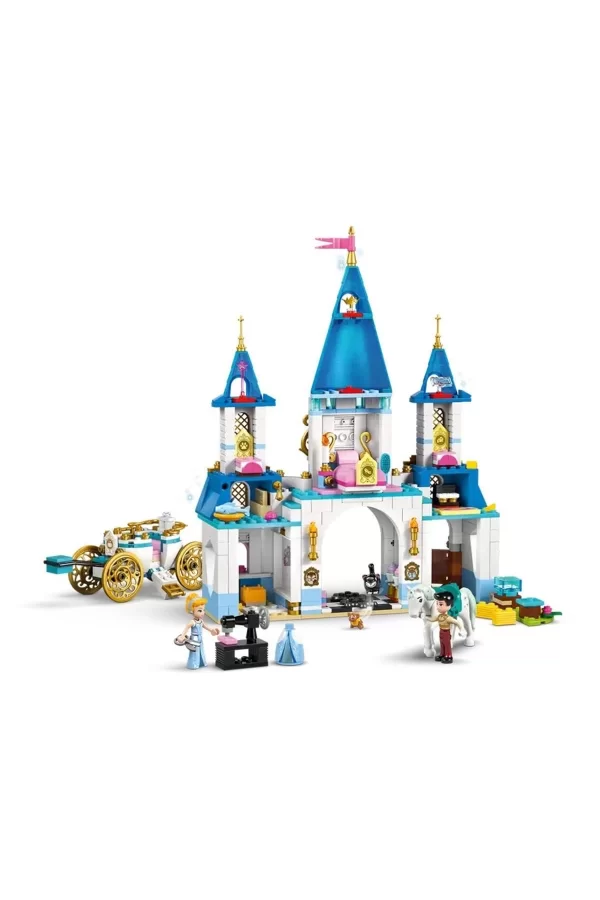 43275 Lego Disney Prensesi Sindirellanın Şatosu Ve At Taşıyıcı 596 Parça +6 Yaş
