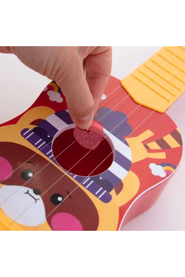 4359 Gitar Telli Baskılı Eccho-sunman