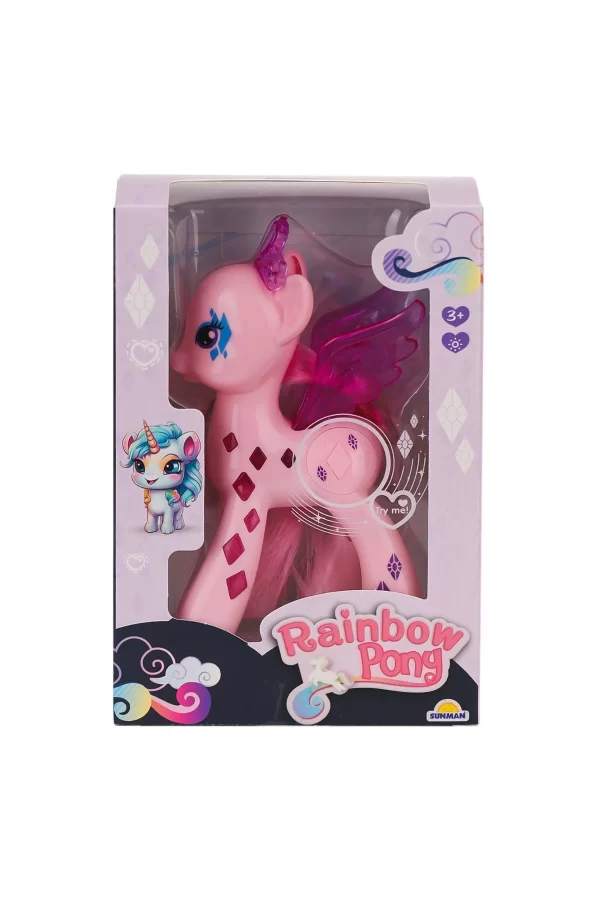 4385 Işıklı Unicorn Figür -sunman