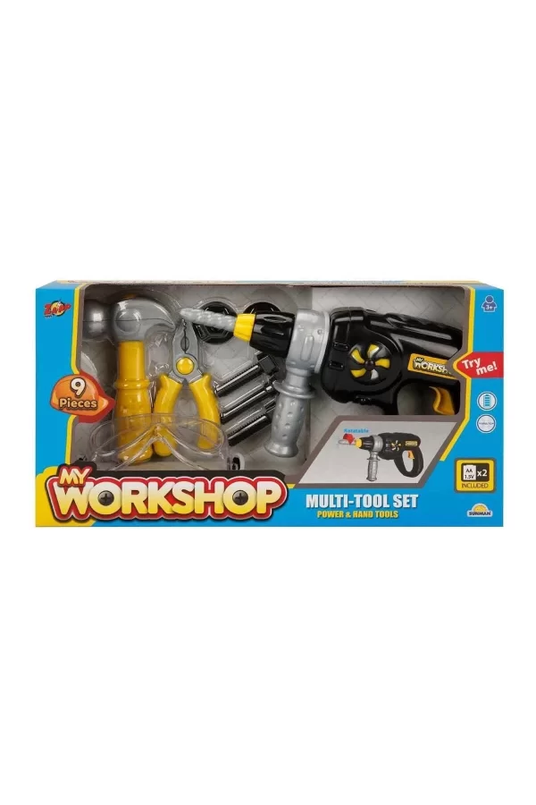 4606 Zapp Toys My Workshop Matkaplı Tamir Seti 9 Parça