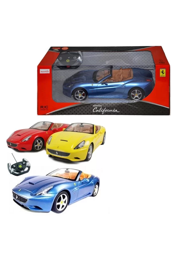 47200 1:12 Ferrari California Uzaktan Kumandalı Işıklı Araba