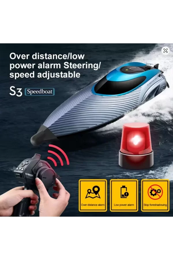 4d-s3 Kumandalı 40 Km/h Yarış Botu