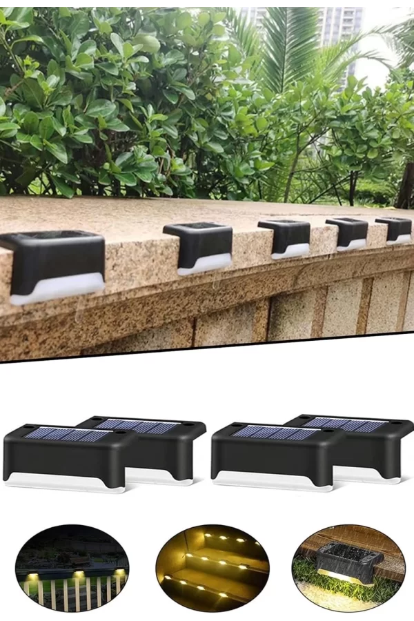 4’lü Solar Köşebent Lamba Gün Işığı