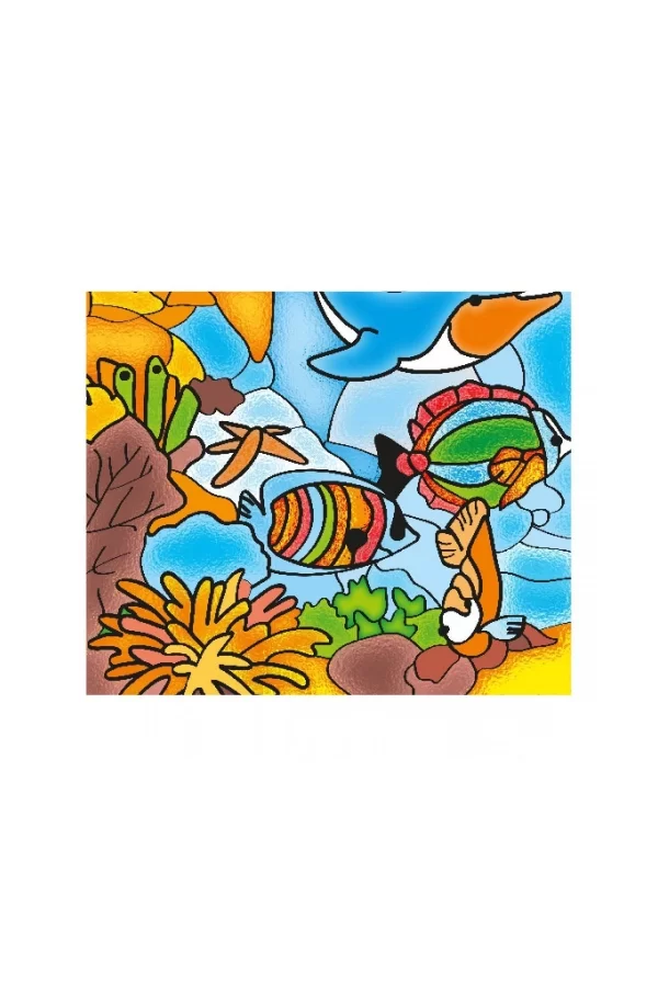 5001 Kumtoys Cam Vitray - Glass Painting / +6 Yaş