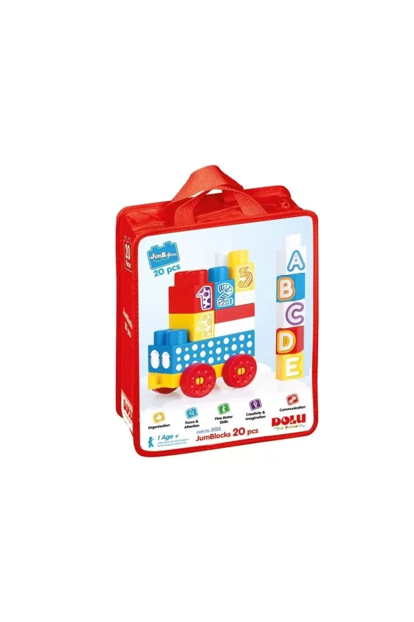 5026 Oyuncak Çantalı Mega Blok 20 Lı