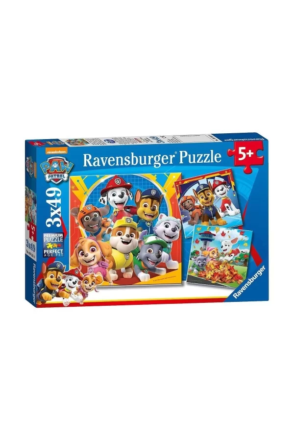 50482 Paw Patrol 3x49 Parça Ravensburger Puzzle