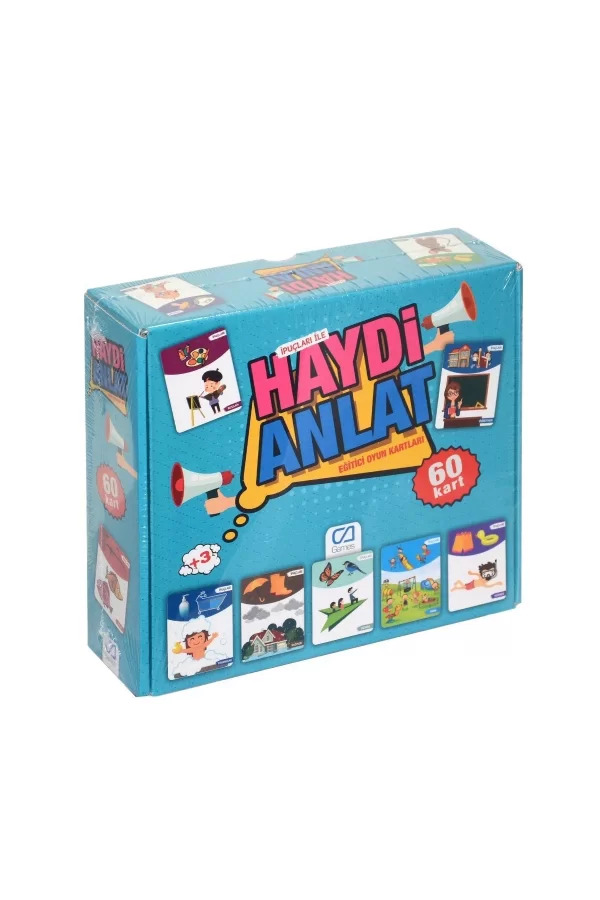 5080 Ca Games, Haydi Anlat - Eğitici Oyun Kartları / +3 Yaş