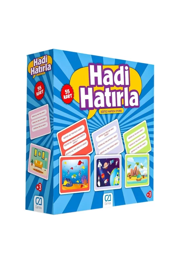 5108 Ca Games,  Hadi Hatırla  - Eğitici Hafıza Oyunu / +5 Yaş