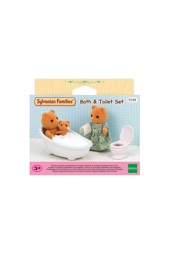 5148 Sylvanian Families Banyo Ve Tuvalet Seti (figürler Dahil Değildir) +3 Yaş