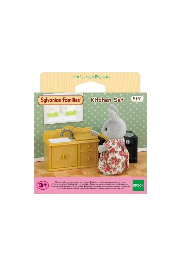 5151 Sylvanian Families Mutfak Lavabo Seti (figürler Dahil Değildir) +3 Yaş