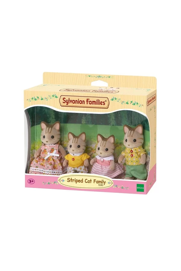 5180 Sylvanian Families, Çizgili Kedi Ailesi, +3 Yaş