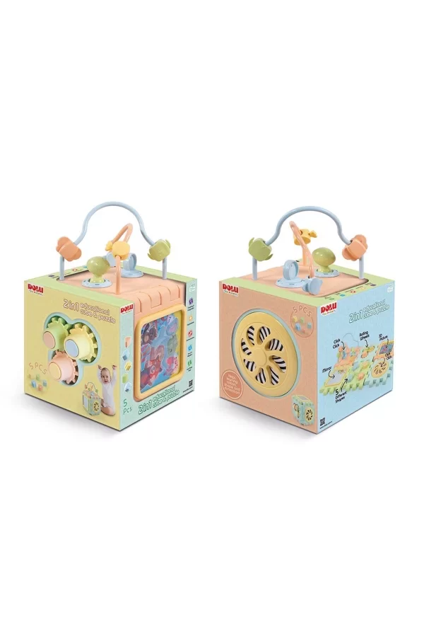 5192 Eğitici Küp Ve Puzzle 2ın1 -dolu Oyuncak