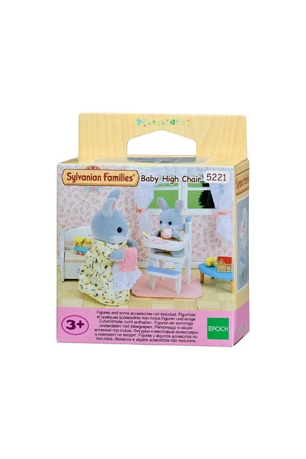 5221 Sylvanian Families, Bebek Mama Sandalyesi, Figürler Ayrı Satılır +3 Yaş
